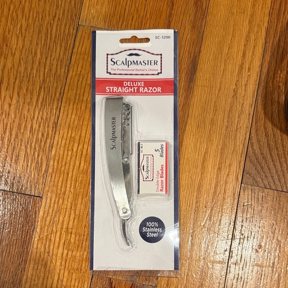 Scalpmaster Deluxe Straight Razor